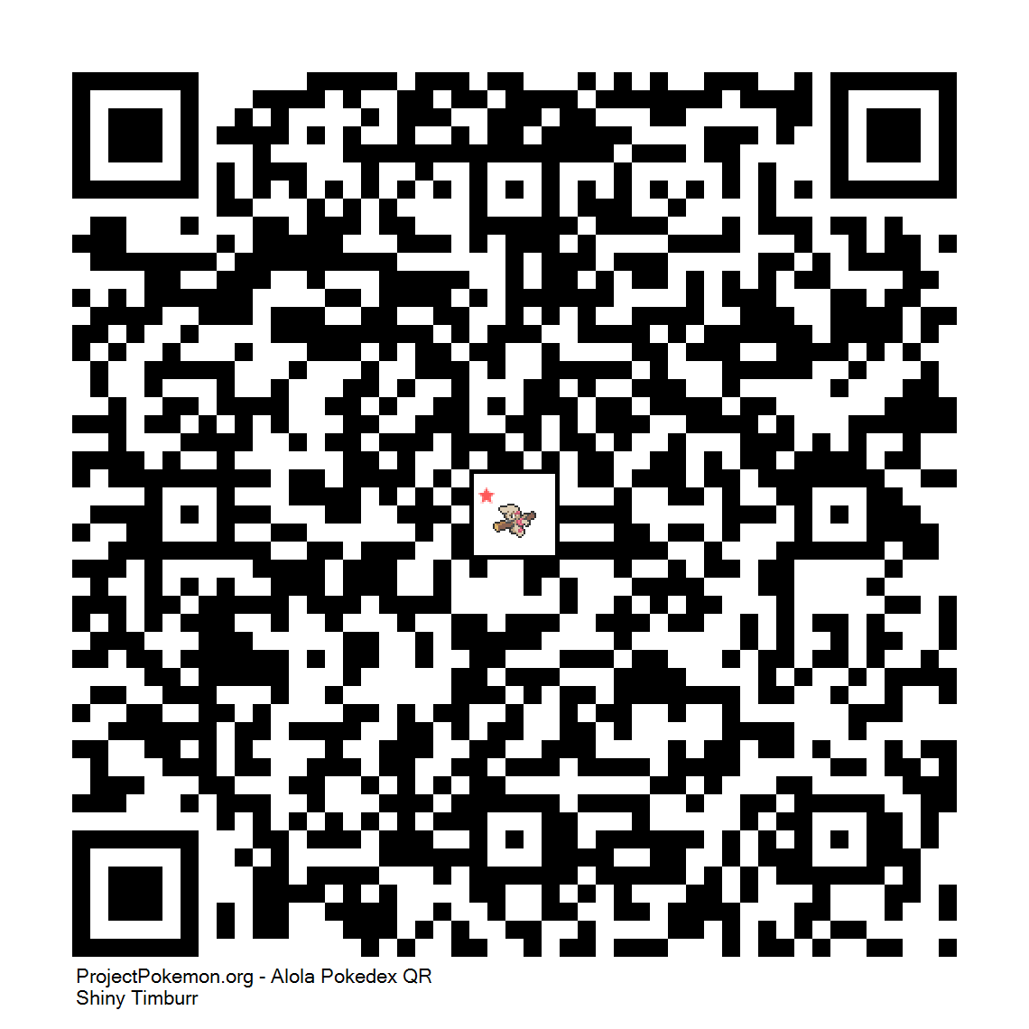 Cdigo QR de Timburr variocolor